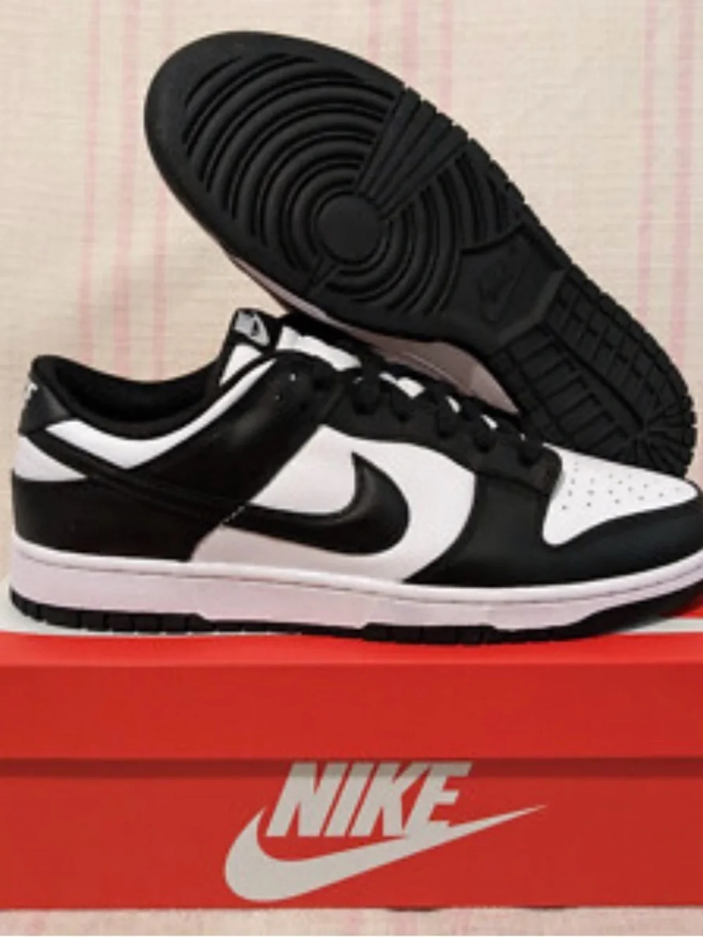 Black and White Nike Low Top Dunks (Panda)